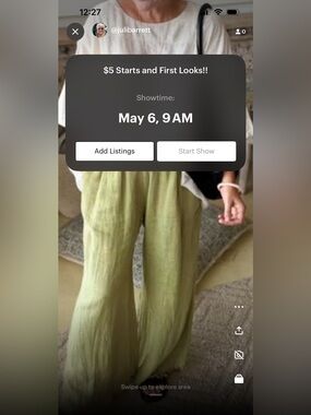 1-20 First Look Wednesday 9am cdt Name Brand Low Starts